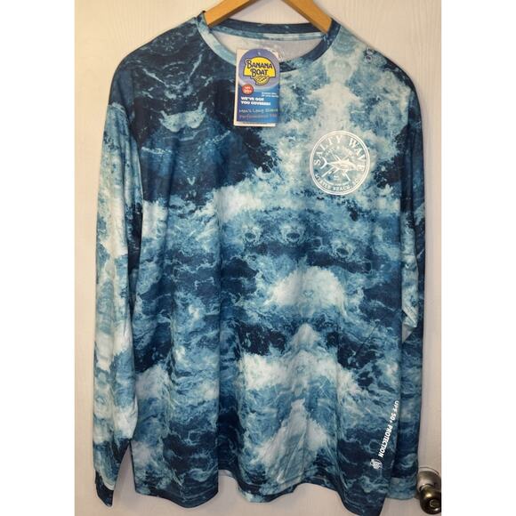 Banana Boat Myrtle Beach Men’s Long Sleeve Swim Shirt UPF 50+ Size XXL NEW - Picture 1 of 8